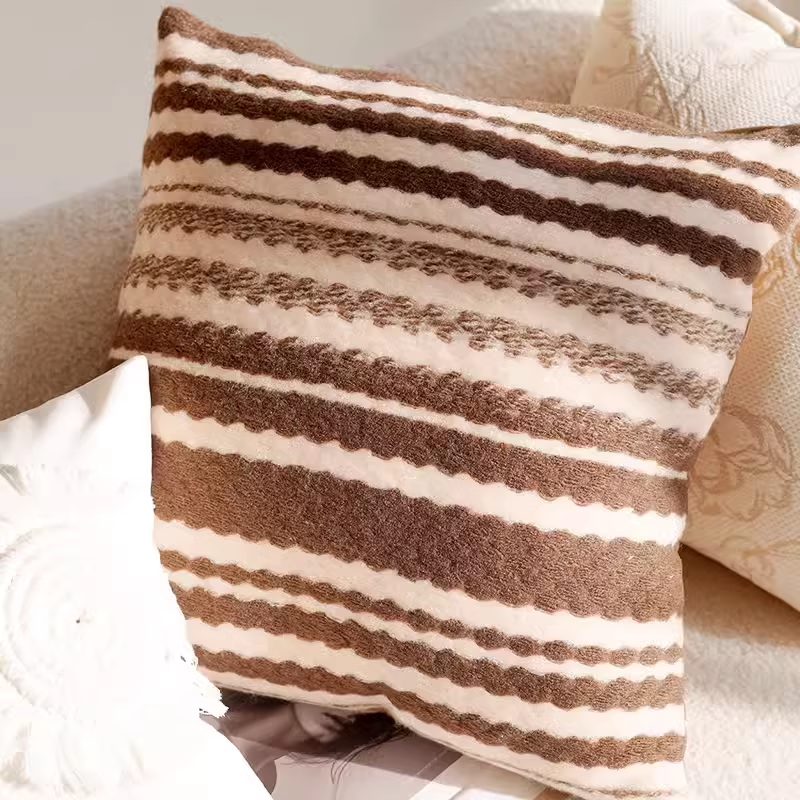 ↤↤↤Brown hemp pattern square 45x45cm↦↦↦