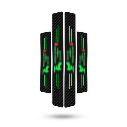 Car door sill strips, luminous universal door pedals, anti-stepping stickers, anti-scratch strips, carbon fiber trunk protection decorative strips