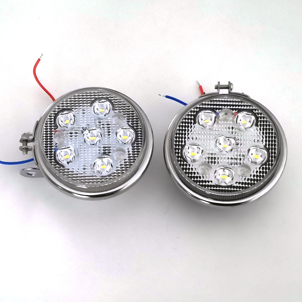 Coche camión led super brillante de gran alcance parachoques delantero proyector externo 12/24v luz diurna luz de marcha atrás externa