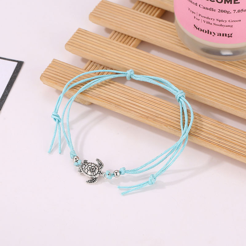 5g Weight Anklet Classification 1 Piece, 1 Set Quantity Holiday, Daily Occasion Alloy Material Turtle Pattern Unisex Gender Ethnic Style Style Wholesale Jewelry Ethnic Style Turtle Alloy Anklet 11