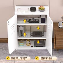 无线路由器收纳盒落地家用Wifi装饰箱电视盒置物架网络插排遮挡柜