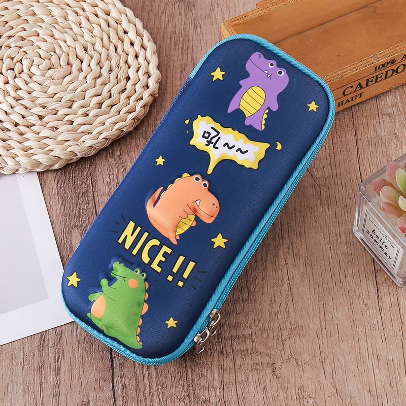 Estuche de papelería tridimensional EVA3D para estudiantes Estuche para lápices de dibujos animados para niños Estuche para lápices de gran capacidad de alto valor Bolso de papelería lindo