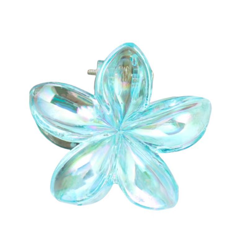 Red huevo flores flores clip para el pelo clip para la cabeza de las mujeres clip para el cabello de tiburón de vacaciones al mar adornamiento para el cabello de alta calidad