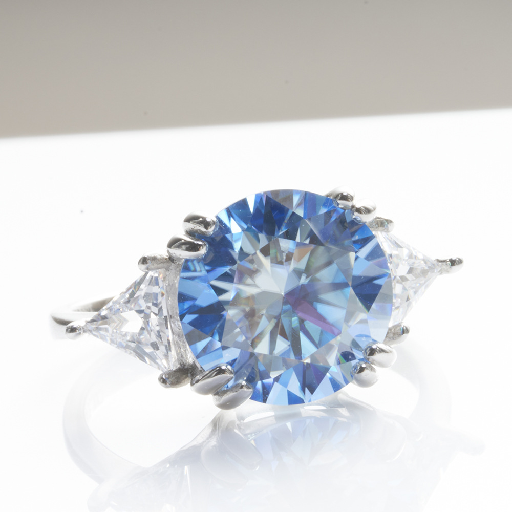 5 quilates anillo de piedra de mosaico de plata galvanizado anillo de piedra de mosaico de color ventas calientes transfronterizas