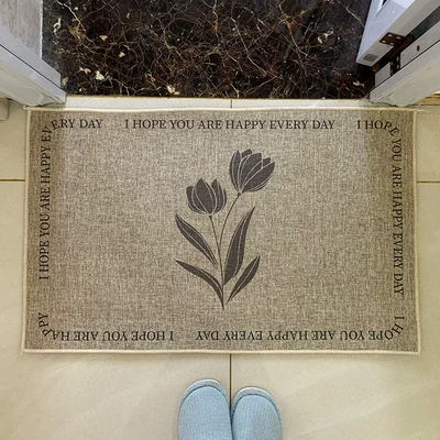 Avtomobil döşəmə paspasları — Wear-resistant Washable Door Mat - linen-shear-autumn-1-4060cm