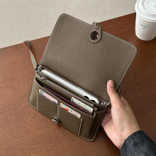 2025新款小众时尚高级感多功能便携款卡包钱包三合一通勤斜跨包包