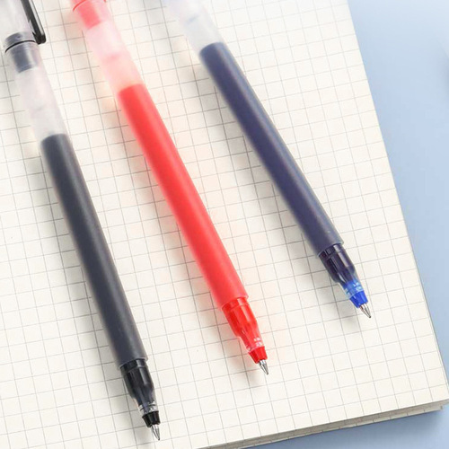 Jumen Neutral Pen, Ballpoint Pen, Large Capacity, Black, Blue, Red, Water-based Pen, Carbon Pen, Student Stationery Wholesale