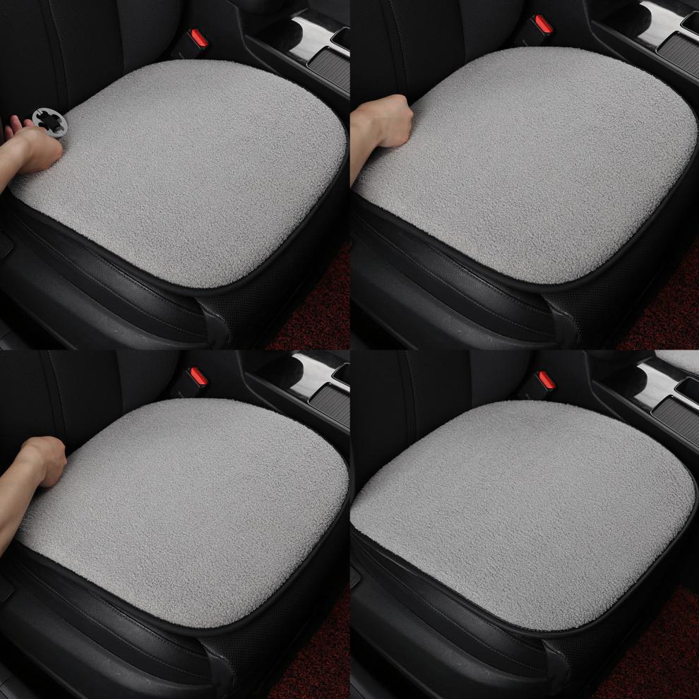 New Cushion Winter Wool Rabbit Plush Single Seat No Backrest Rabbit Plush Thickened Universal Warm Cushion Amazon
