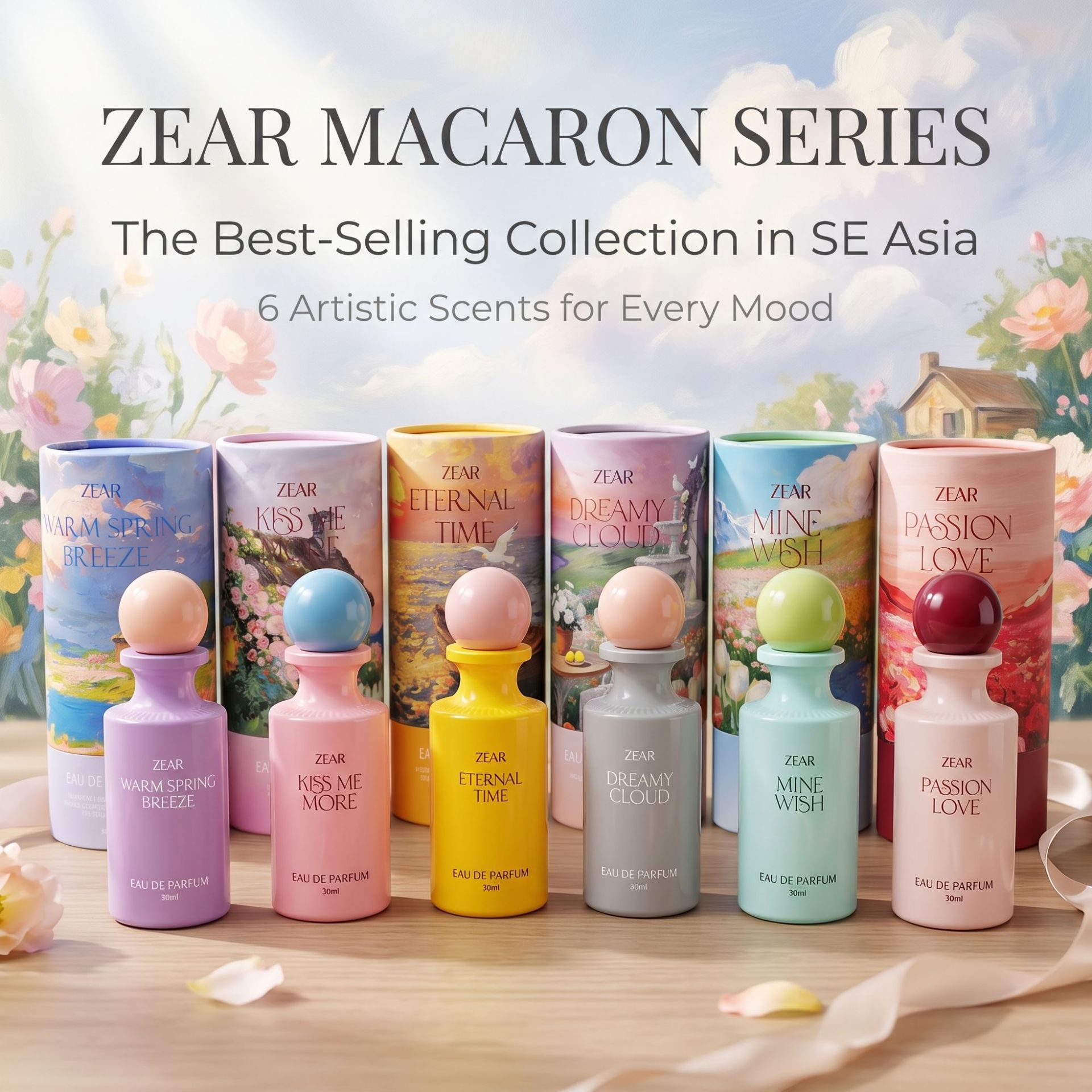 Hot-Selling Cross-Border Thai Internet Celebrity Women's Perfume, Long-Lasting Light Floral Fragrance, Fresh and Natural Scent, Factory Wholesale