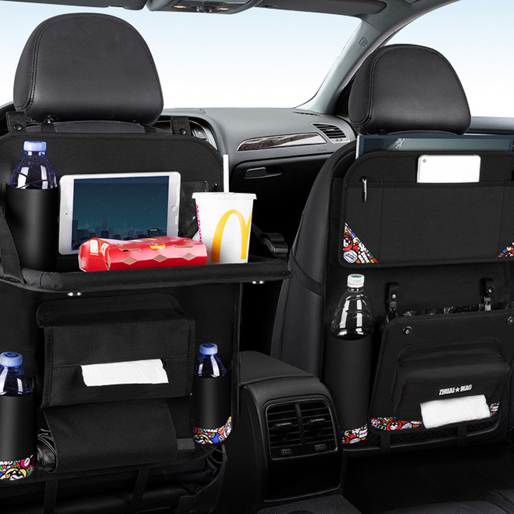 现货牛津布汽车置物收纳折叠袋汽车可折叠垃圾收纳包笔记本收纳袋