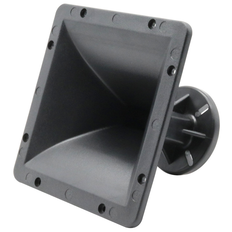 Manufacturer Wholesale 7.5inch Flat Mouth Martin Audio Horn Square Dance Speaker Tweeter Square Plastic Horn