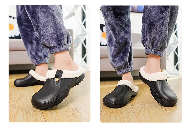 Damen-Slipper aus Plüsch-Fleece für den Sommer, warm, maschinenwaschbar, für den Innenbereich, Hausschuhe_voghion.com