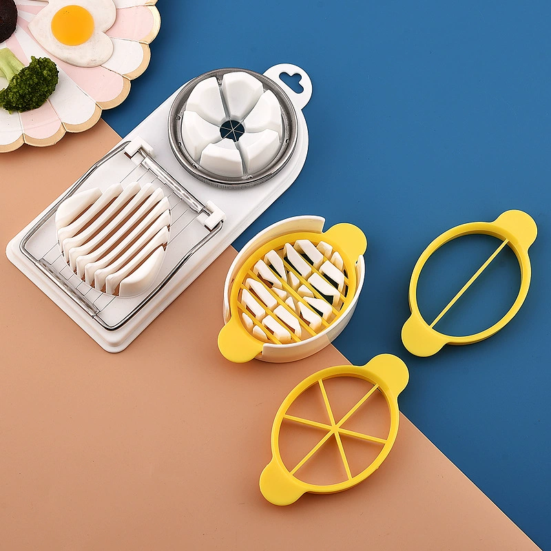 Multifunctional egg cutter three-in-one cutter household preserved egg splitter sliced preserved egg slicer