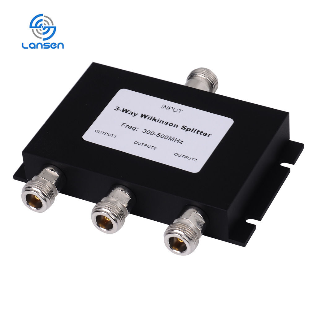 工程配件对讲机分频器一分三分配器 300-500MHZ微带一分三功分器