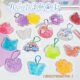 small size special-shaped quicksand goo card brick special-shaped oil goo card creative small quicksand card brick DIY decorative key chain hanging