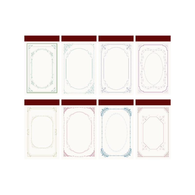 Streamer papel de material instantáneo ins diario papel de Nota No adhesivo retro material decorativo papel de nota de mensaje de bricolaje