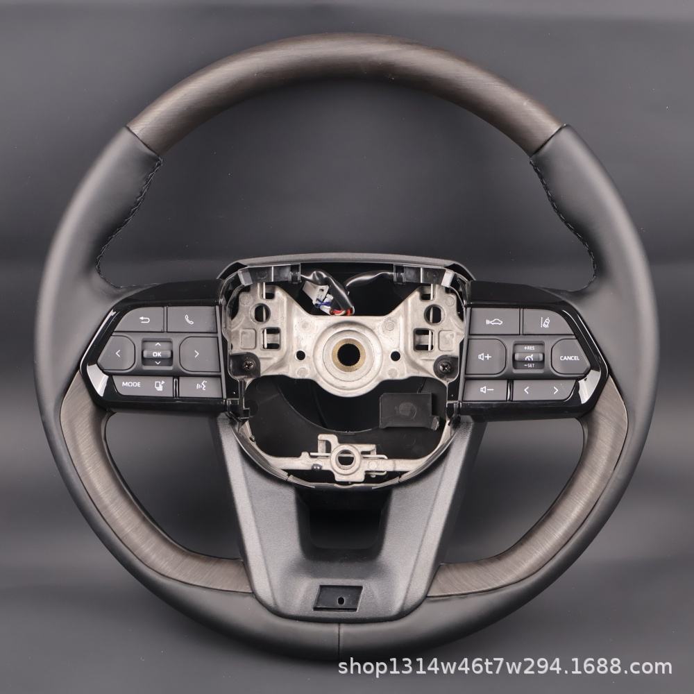 Suitable for Toyota Land Cruiser Tundra Tacoma Supra LC200 luxury wooden steering wheel
