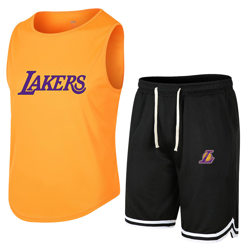 210g Weight Polyester Fabric Type Casual Pants, Sweatpants Pants Type Racerback Tank Tops Tops Type Pants Sets Sets Type Round Neck Neckline Solid Color Pattern Men's Gender Casual, Sports Style Men's Solid Color Casual Sports Round Neck Men's Sets 22