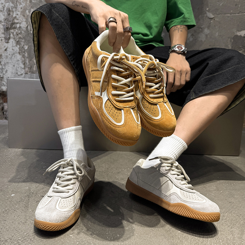 Men's Sneakers Summer Breathable Casual Running Sports Versatile Trendy Shoes 43123 Yellow White Red Green-J Men's Sneakers Summer Breathable Casual Running Sports Versatile Trendy Shoes 43123 Yellow White Red Green-J