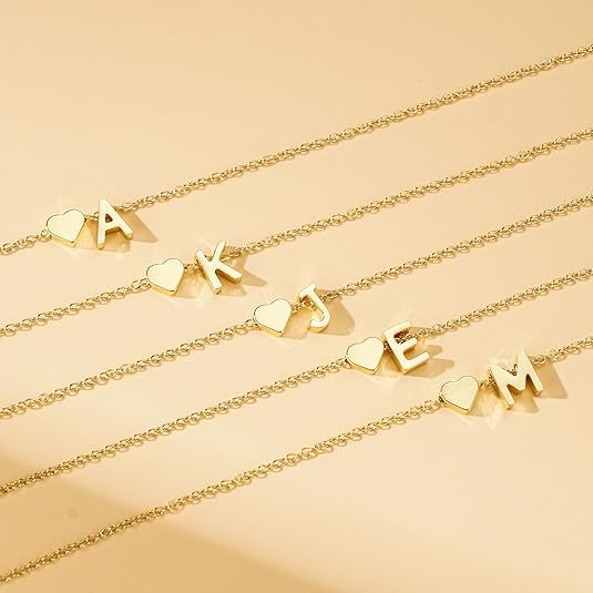 Collier pendentif cœur en acier titane avec 26 lettres anglaises, style transfrontalier, pour femme, style Niche Light Luxury_voghion.com