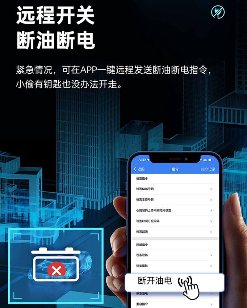 Cross-Border New Model Gps Tracker Vehicle Locator Electric Vehicle Anti-Tamper Tracker Car 4g Gps Locator