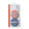 Round, Pink, Blue