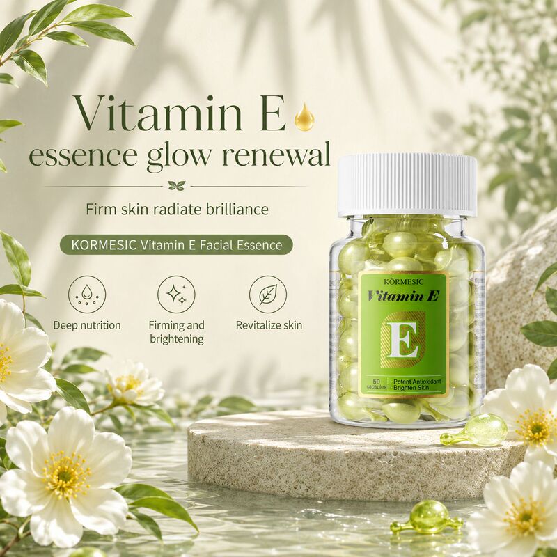 Cross-Border Popular Facial Essence Kormesic Vitamin E Single-Use Serum for Skin Nourishment and Moisturization, Wholesale from Manufacturer