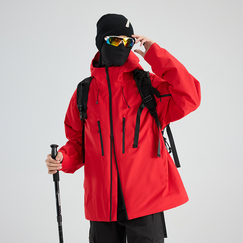 Área azul azul azul con la misma armadura serie de traje de asalto 3 en 1 al aire libre impermeable al aire libre abrigo de montaña desmontable