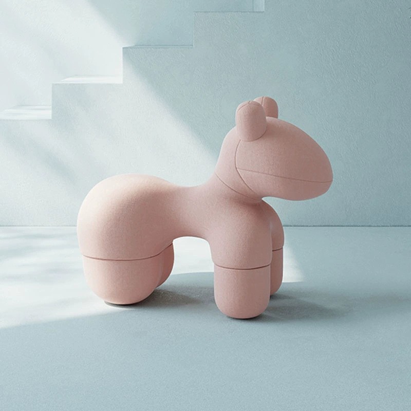 Silla de caballo para niños animales perezoso sofá silla de algodón silla de caballo silla de caballo