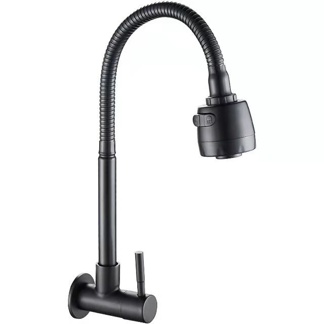 Grifo de Agua Fría para Cocina SUS304 Polipropileno Antisalpicaduras para Cocina