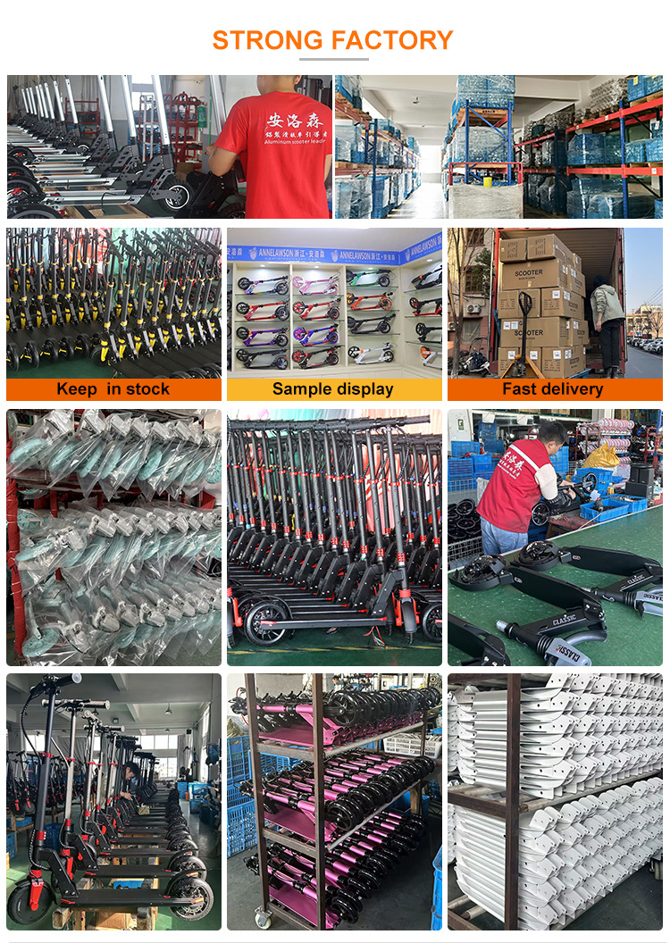 Electric scooter for adults, long range, front shock absorption, foldable, e-scooter, direct shipment from overseas warehouse
