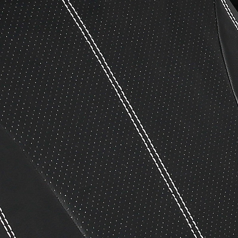 Cross-border European and Russian best-selling leather perforated car seat covers 9-piece set breathable and dustproof