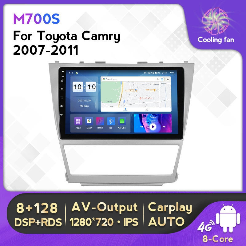 Applicable Toyota Camry 2007-11 car multimedia Android CarPlay Bluetooth navigation host