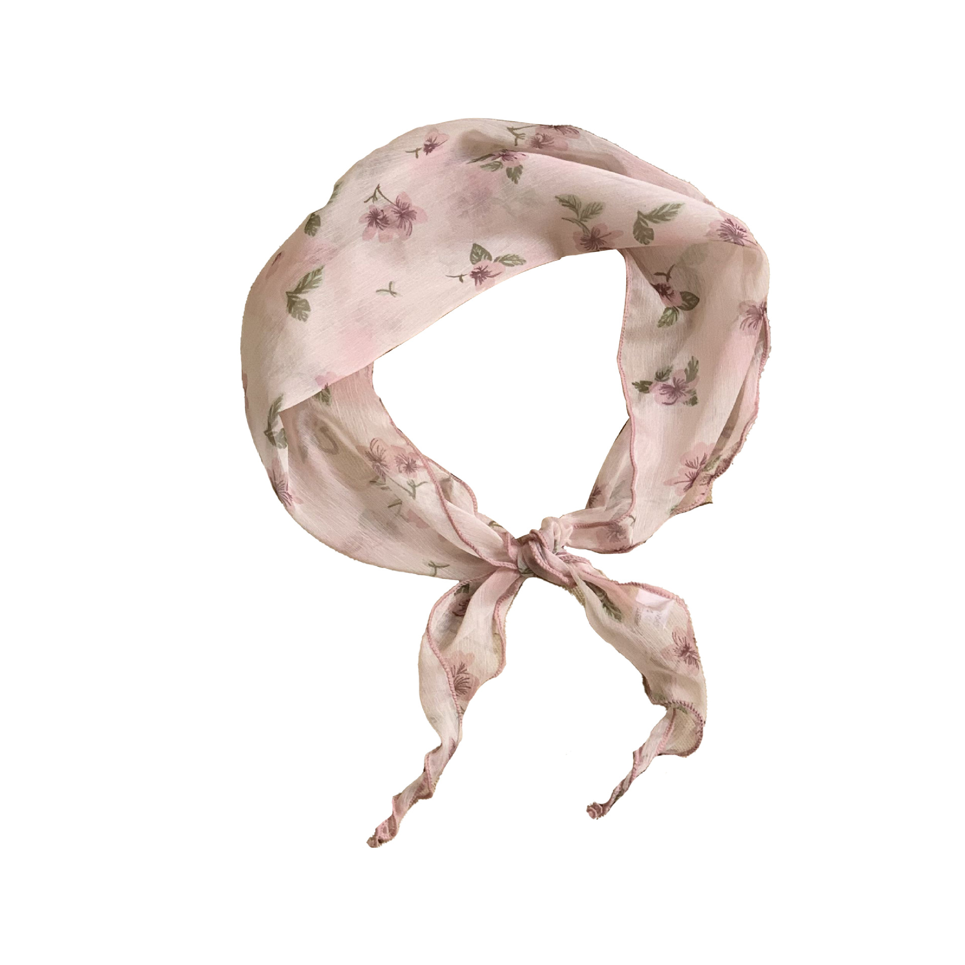 Pañuelo de seda de alta calidad verano nuevo estilo bufanda pequeña estilo nacional pañuelo en la cabeza estilo pastoral femenino cinturón de pelo bufanda triangular accesorios de cintura