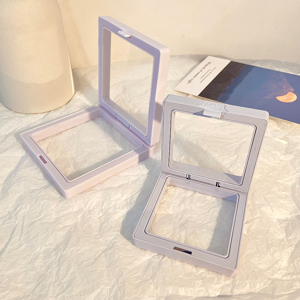 Fashion, Korean Style Style Fashion Korean Style Bag Solid Color Transparent Plastic Storage Box Jewelry Boxes