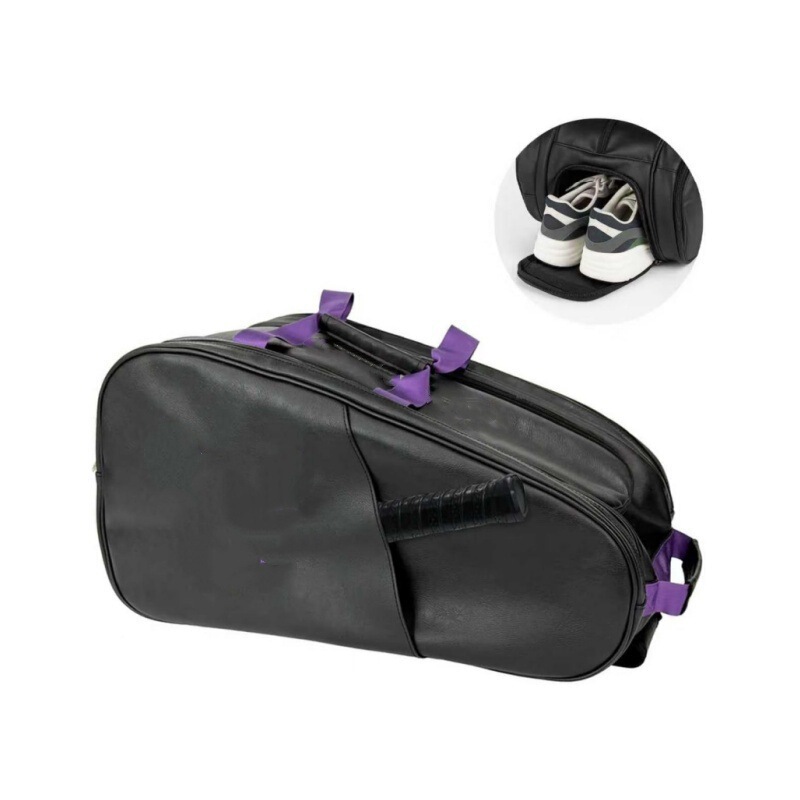 Cross-Border Multifunctional Sports Bag Tennis Badminton Backpack Durable Pu Leather Waterproof with Shoe Compartment Tennis Bag Cross-Border Multifunctional Sports Bag Tennis Badminton Backpack Durable Pu Leather Waterproof with Shoe Compartment Tennis Bag