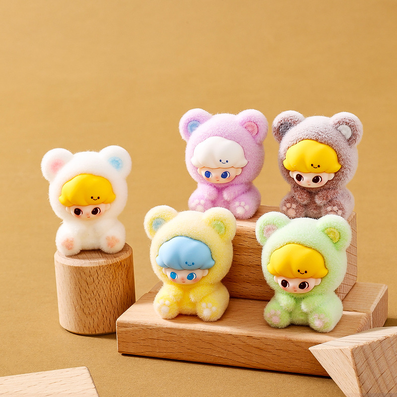 漫画植毛クマディディかわいい人形 diy ジュエリーアクセサリーデスクトップ小さな装飾品ブラインドバッグ卸売|undefined