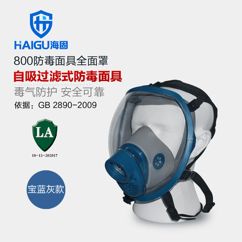海固HG-800+二级滤毒罐防毒防尘 防毒面具