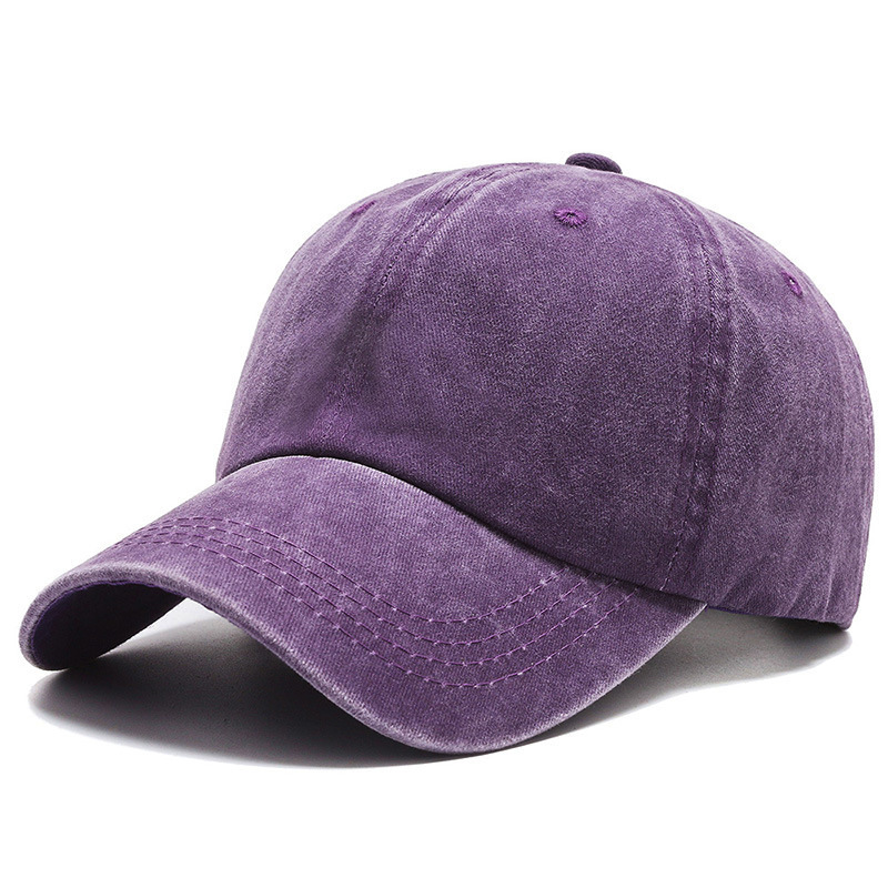 El recubrimiento de la gorra de béisbol lavada con agua hace una versión en blanco de la gorra de luz sólida vieja, la gorra de pato retro Europea y estadounidense, los niños del sombrero transfronterizo de comercio exterior