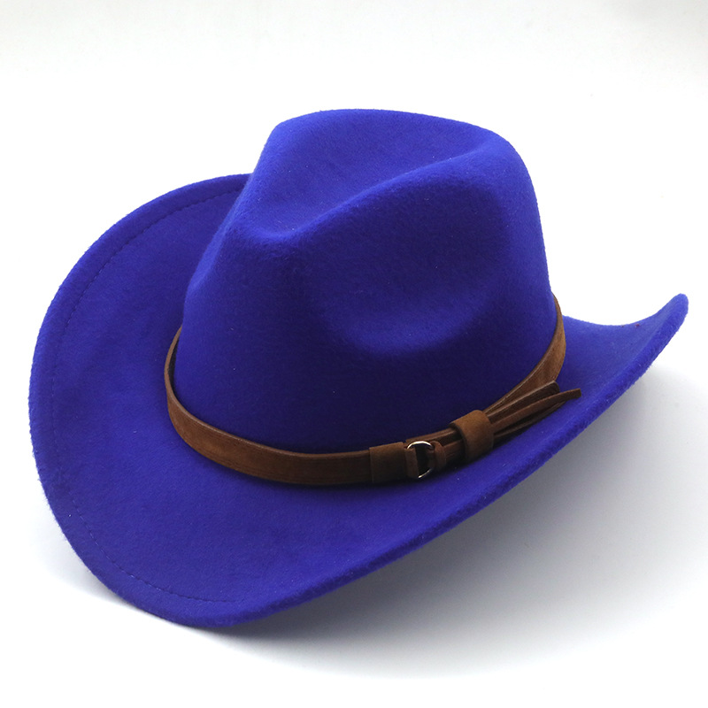 En Gros Rétro Camel Ceinture Large Bord Chapeau De Cowboy Nihaojewelry display picture 5