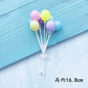 Ins pastel de cumpleaños decoración de cartón de dibujos animados en línea de cerámica suave osos adornos de vela globo postre mesa de inserción