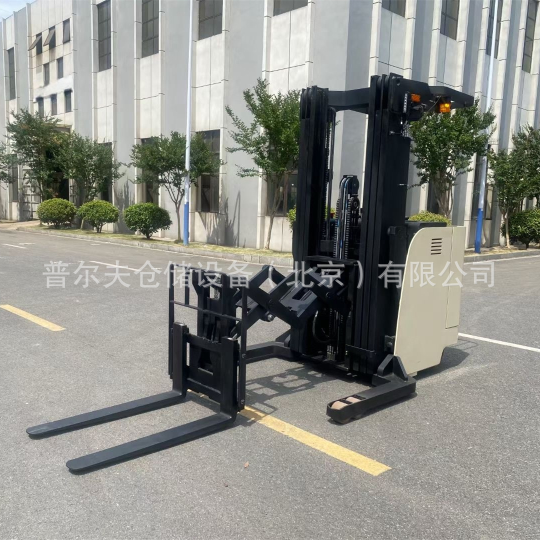 普尔夫双伸位前移式电动叉车1吨剪刀叉电动堆高车CQD托盘堆垛机