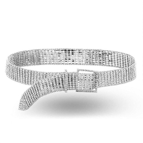 Exaggerated hot girl diamond waist chain jewelry, European and American fashionable and sexy multi-drainage diamond belt waist jewelry for women factory wholesale