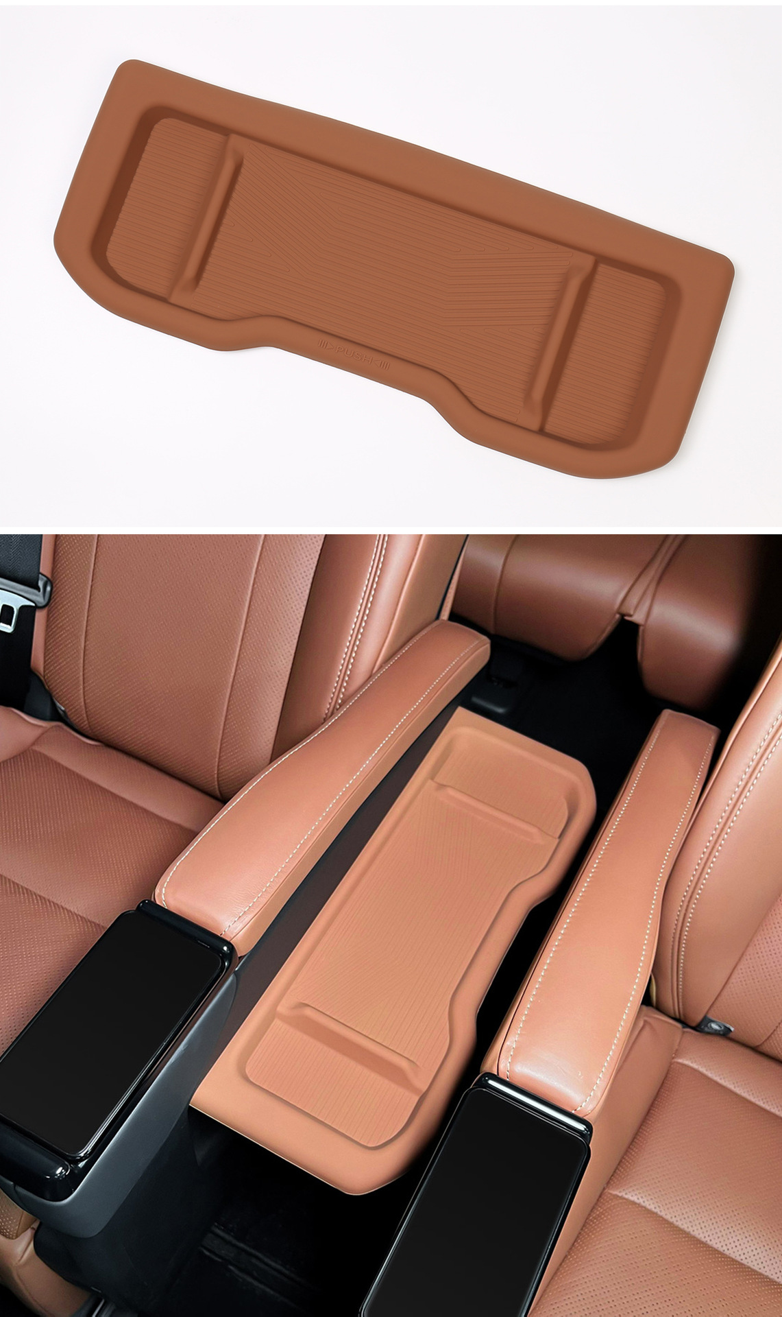 Original factory 23 to 26 model Alphard 40 series middle row small table mat silicone pad Vellfire second row dining table mat