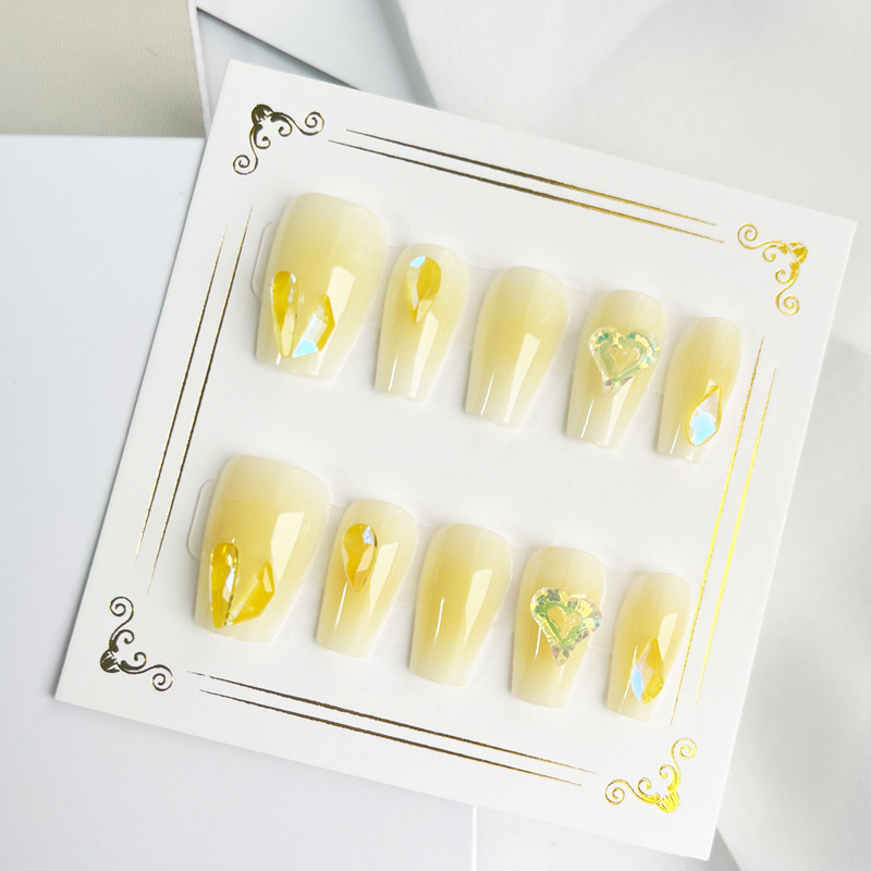 Uña blush con taladro de uñas manuales de uñas acabadas de color caramelo de uñas falsas de uñas parches de gel de goma