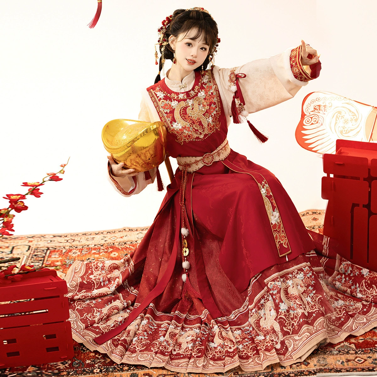 Yimengge Оригинальная змея Chuangxiang He Rui Hanfu Женский китайский стиль