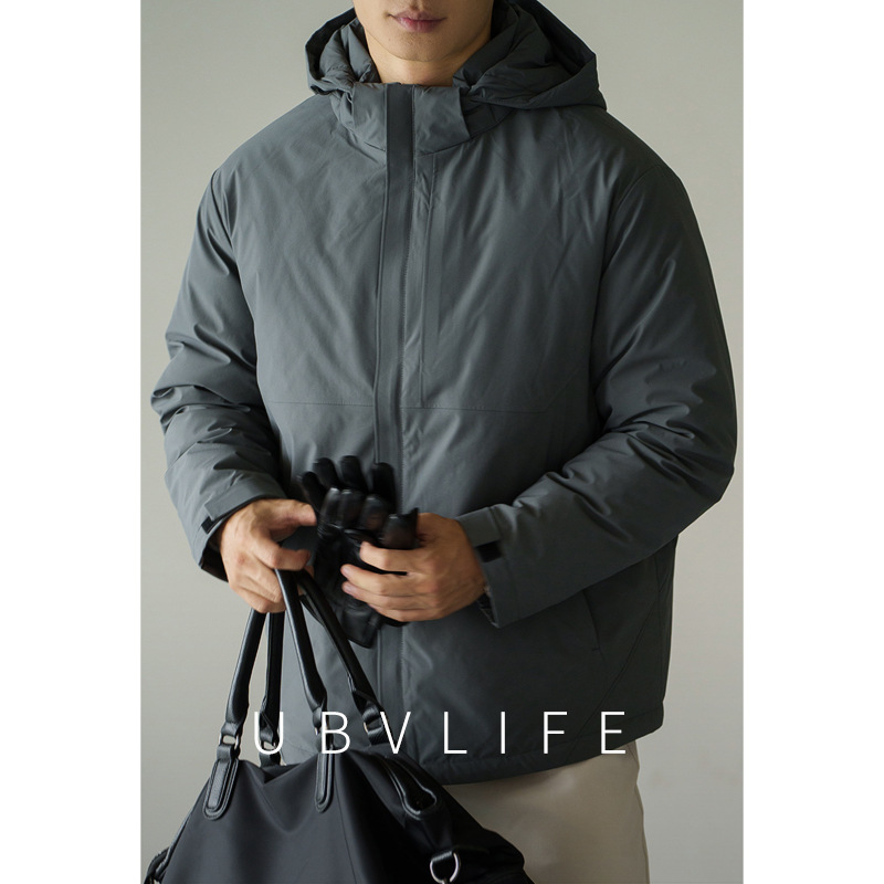 Lightweight Outdoor 90% Duck down Filled Hooded down Jacket for Men 2025 Autumn and Winter Warm and Thickened Casual Jacket