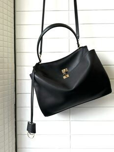 Fashionable leather underarm bag, genuine leather, high-quality style