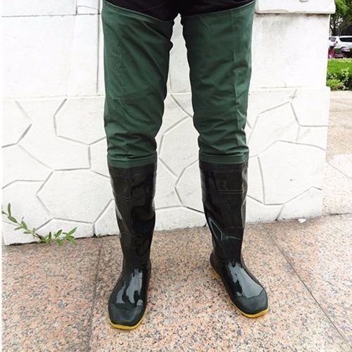 Knee-high, mid-length wading pants with thickened legs, waterproof and non-slip rice-planting boots—perfect for fishing, wading, and even catching fish.