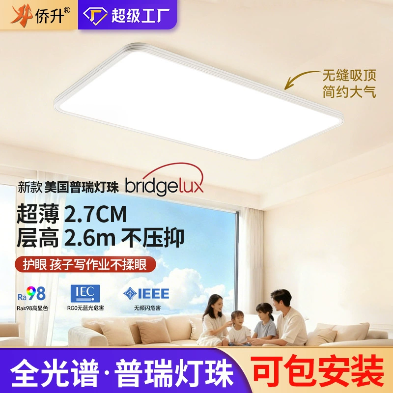 Потолочный светильник Purui для гостиной и прихожей, с изолированным рассеивателем, атмосферный, с защитой для глаз, современный, простой, светильники Zhongshan